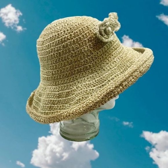 Filippo Catarzi Vintage Crochet Hat Made in Italy - Picture 1 of 15